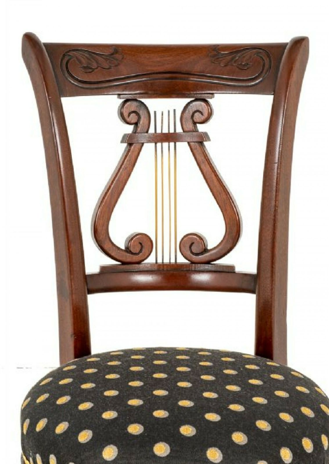William IV Piano Stool Revolving Chair Seat Mahogany photo vinterior