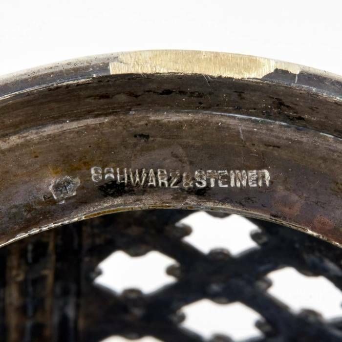 Silver Flower Pots. Schwarz & Steiner. Vienna, 1902 1918 photo vintage