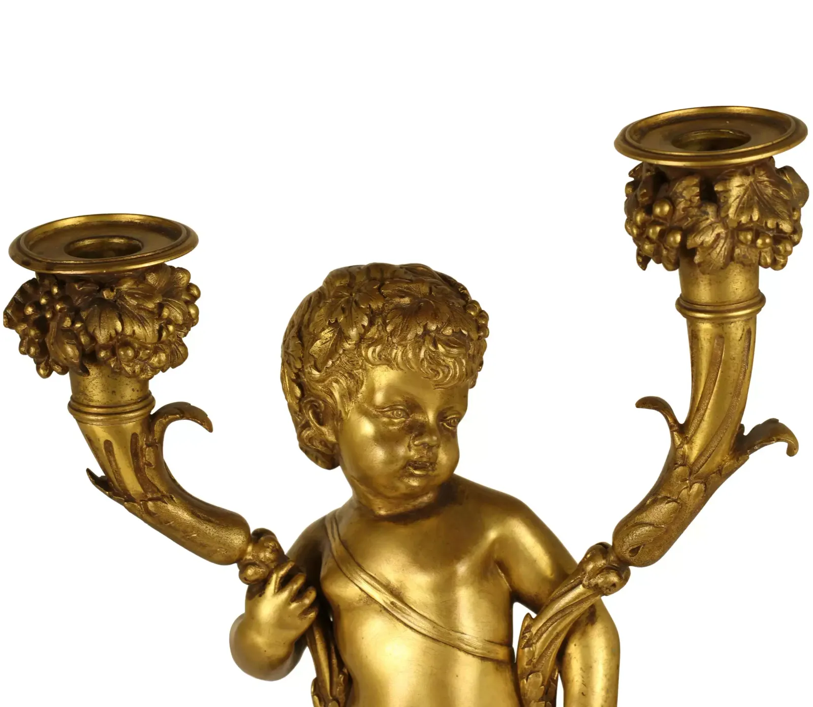 Pair Of Candelabra, 1800s, Antique photo for sale