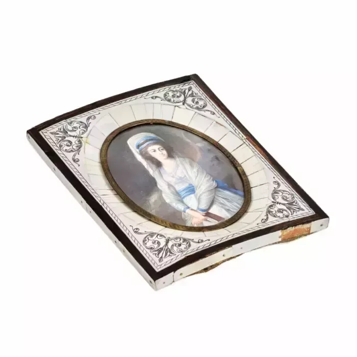 Portrait Of A Girl., 1800s, Antique photo 299.0