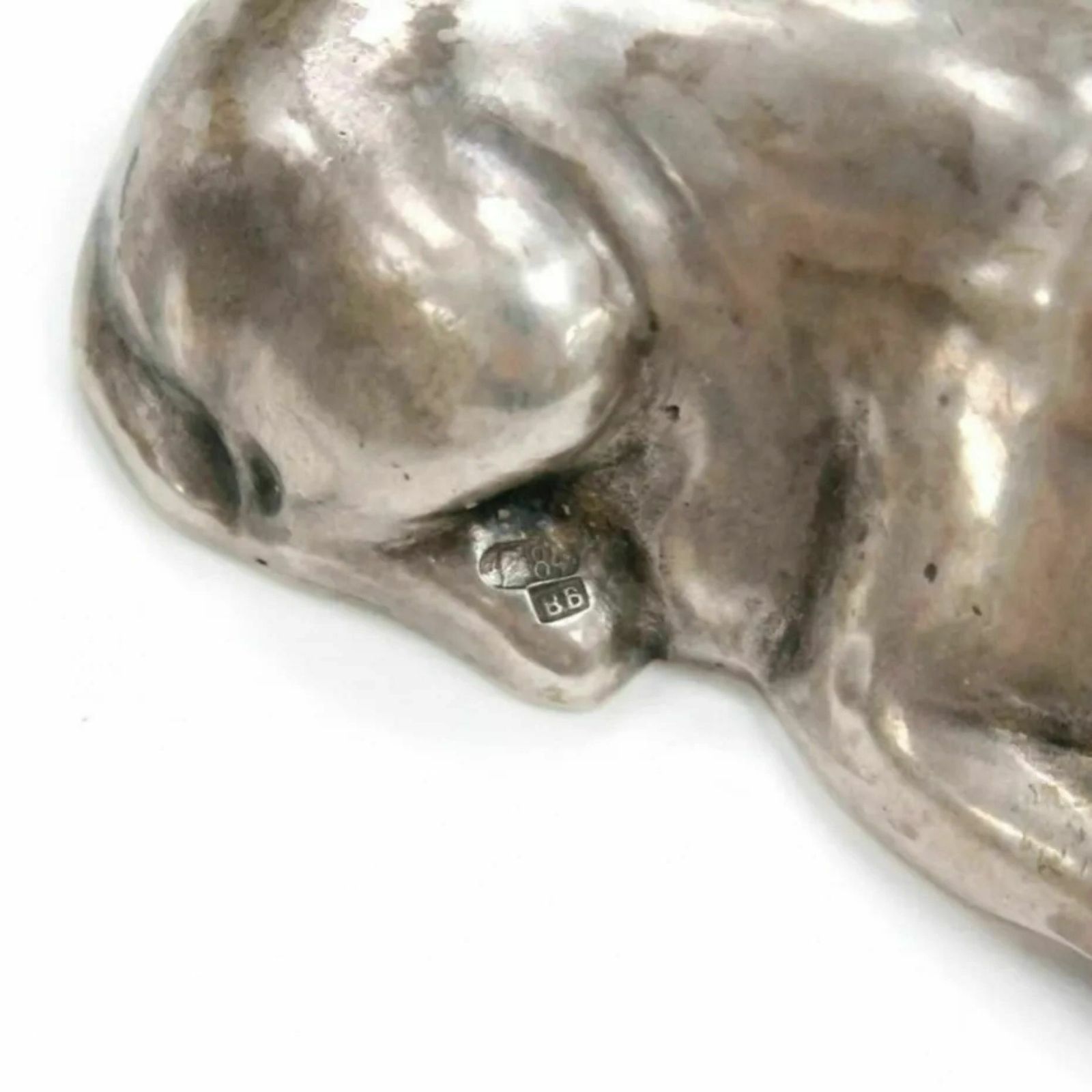 Figurine Dog In Faberge Style, Russia, 1920 Century photo for sale
