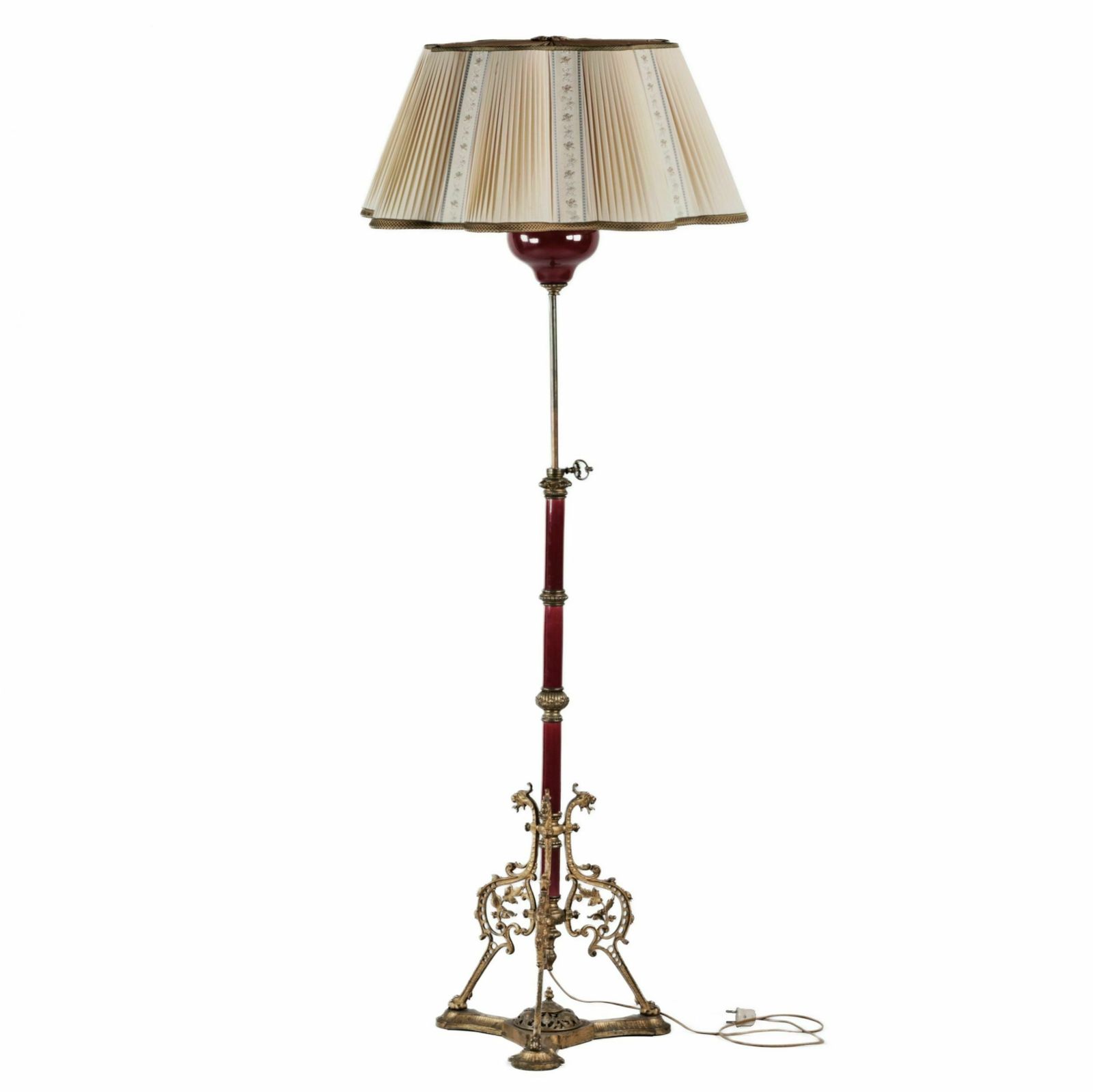 Floor Lamp In Art Nouveau Style. Turn Of The 19th 20th Centuries photo furniture