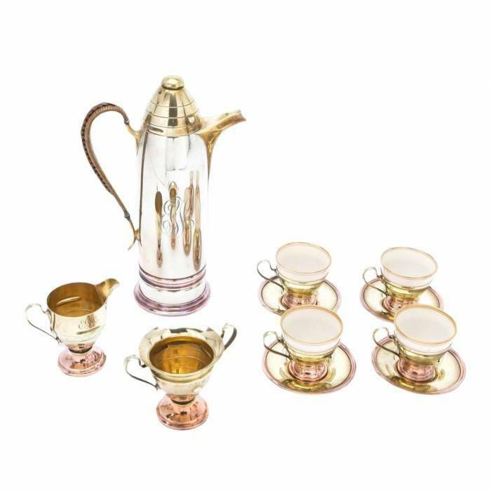 Rare Antique Artillery Coffee Service. Gorham Manufacturing Compan, Circa 1900