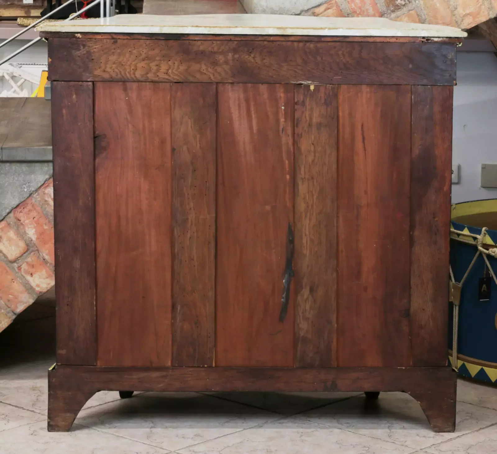 Napoleon III Style Cabinet In Ebonized Wood And Boulle Like Marquetry. photo for sale