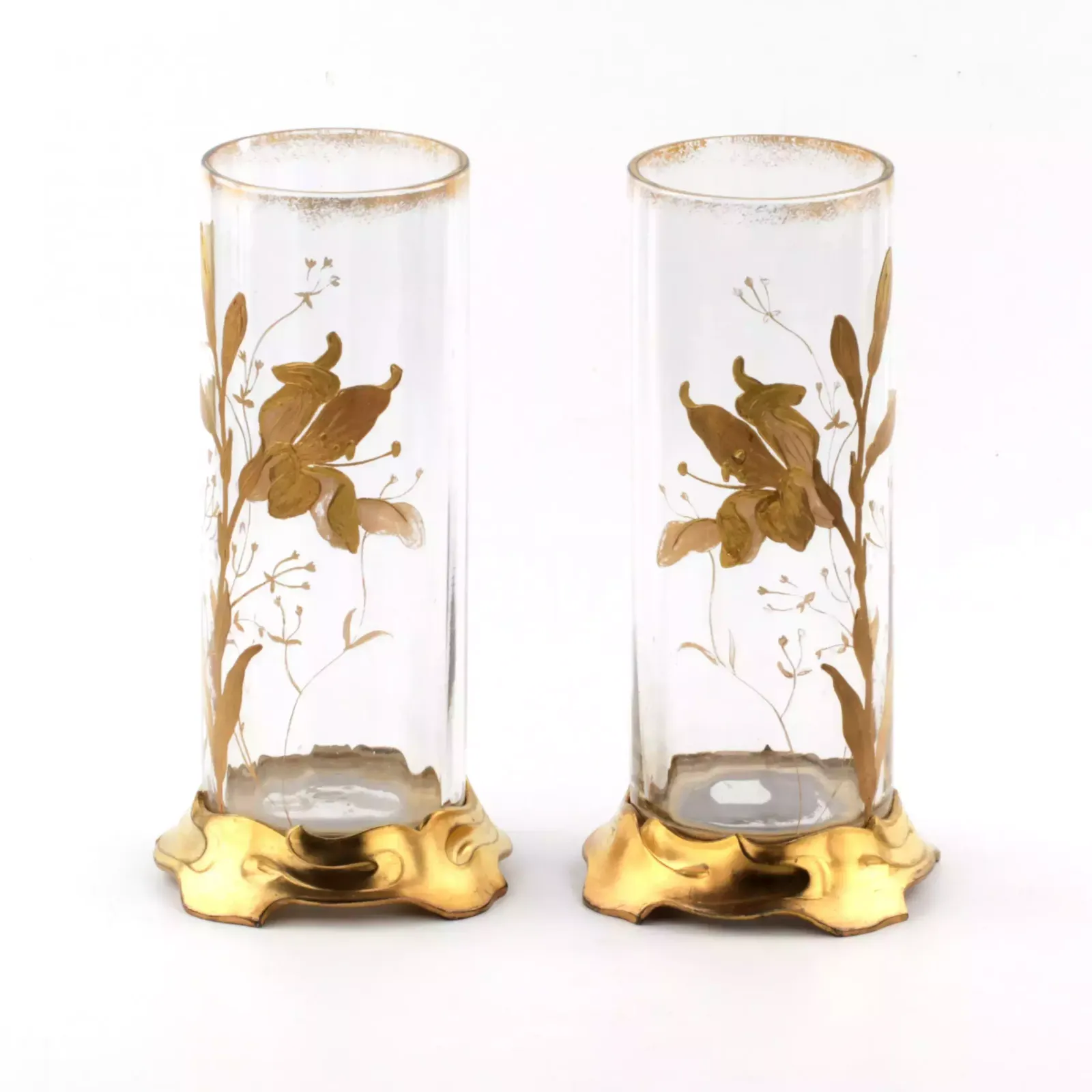 Pair Of Art Nouveau Vases, 1800s photo 556.0