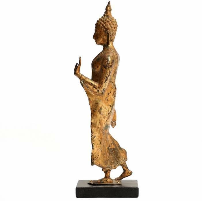 Figure Of The Walking Buddha Of The 19th Century photo for sale