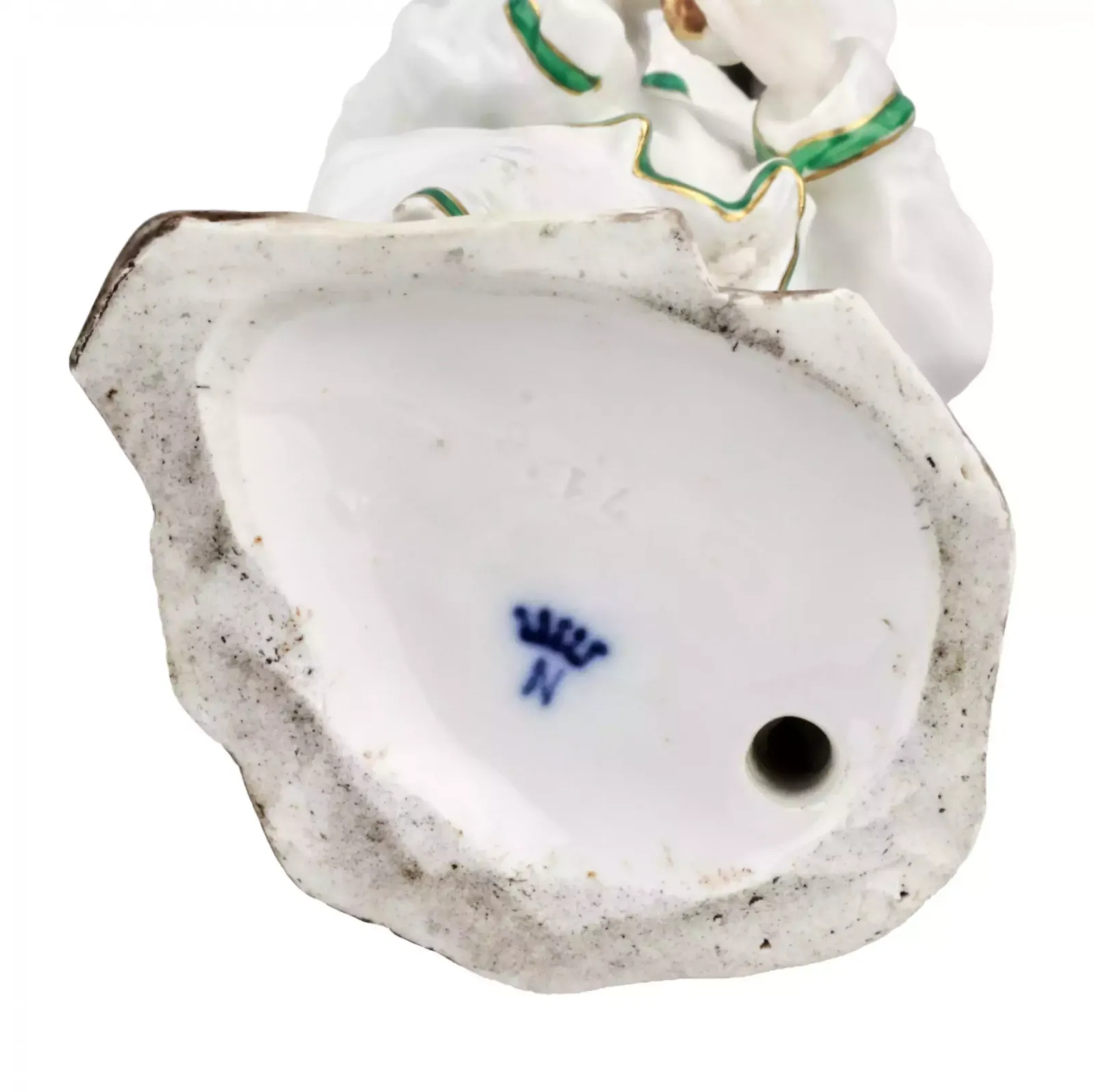 Porcelain Figurine Of Pierrot. Germany. End Of The 19th Century. photo 325.0