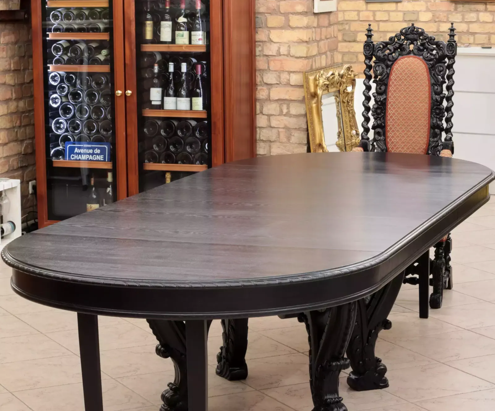 Table Set In The Style Of Napoleon III. photo vintage