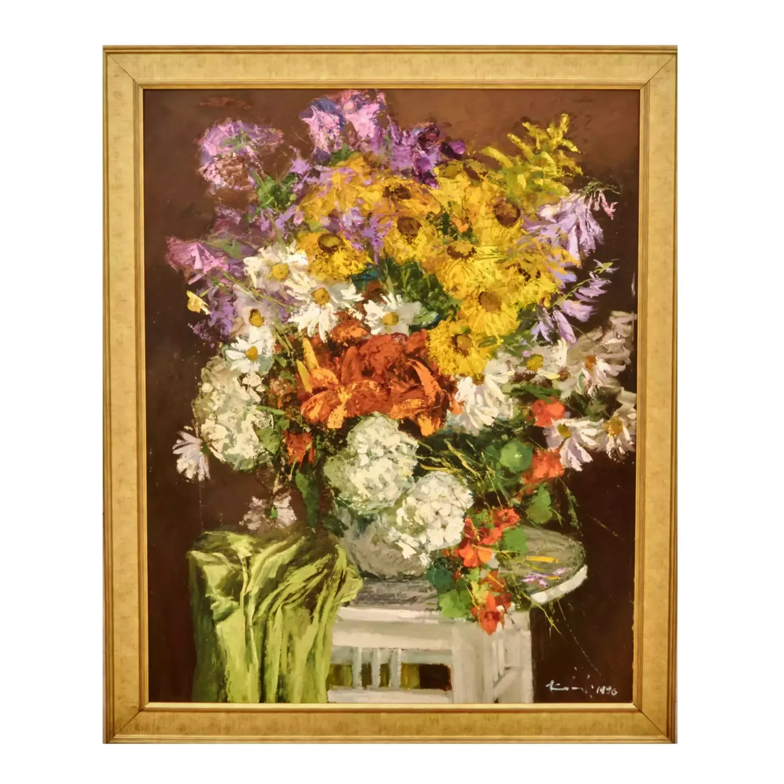 Still Life Autumn Flowers. Janis Kalnmalis. photo for sale