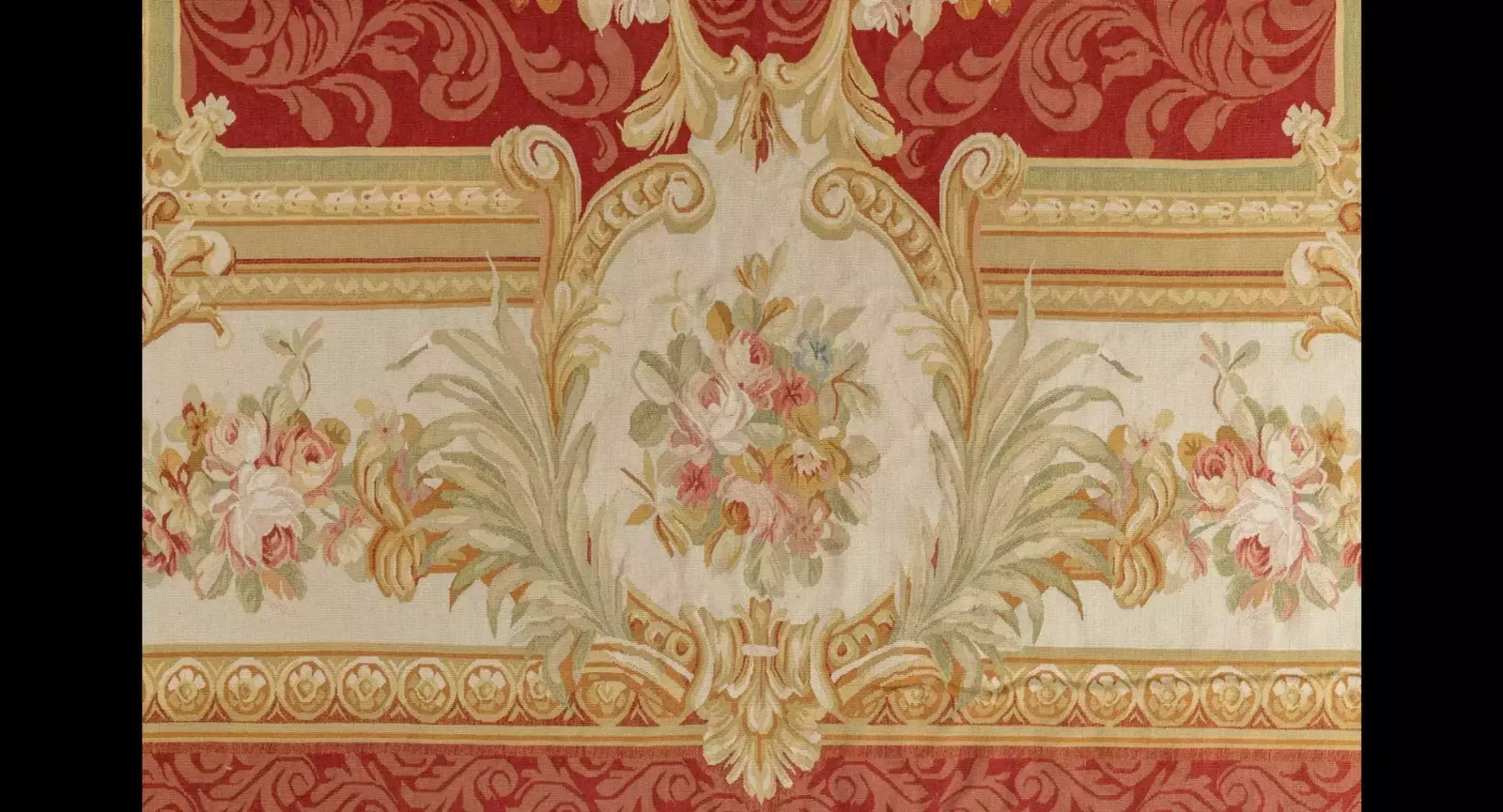Exceptional, Old Aubusson Carpet From The 19th Century. France. photo Textiles