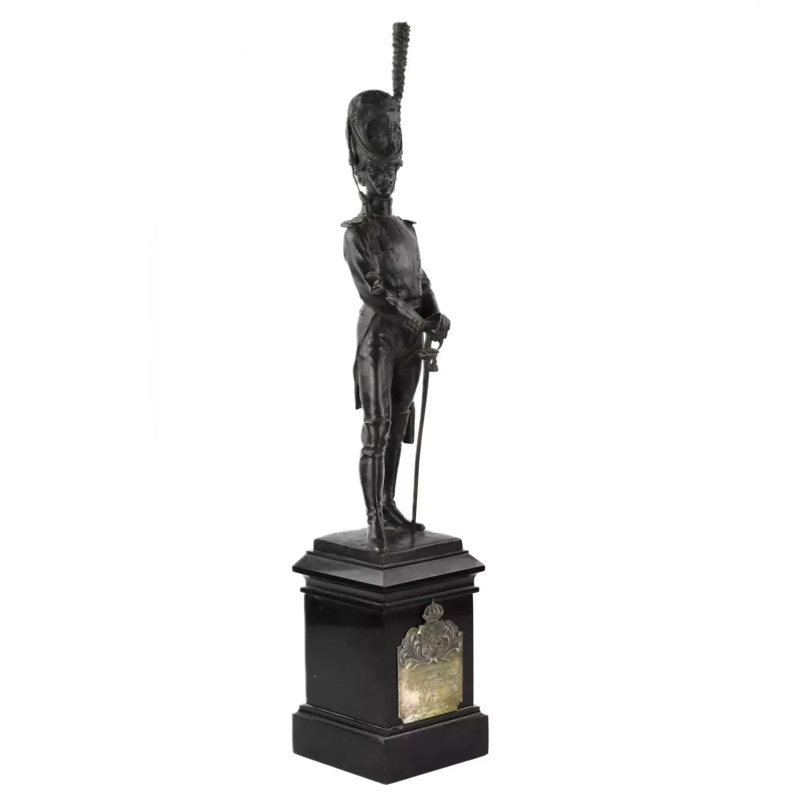 Bronze Figure Of An Officer  Alfred Olson