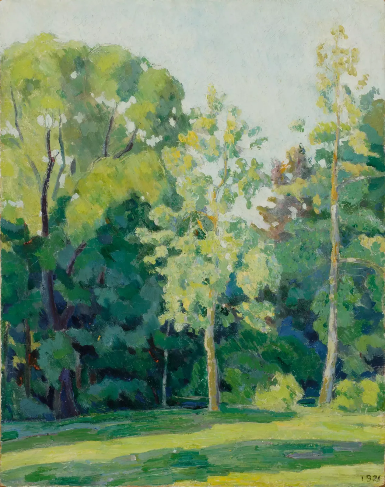 Revel. Willows In Yekaterinental (Second Option) Alexander Yakovlevich Kramarev (1886 1975)
