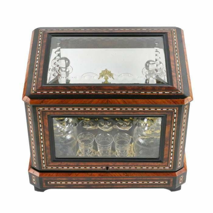 Rosewood Liquor Bar In Directory Style. photo for sale