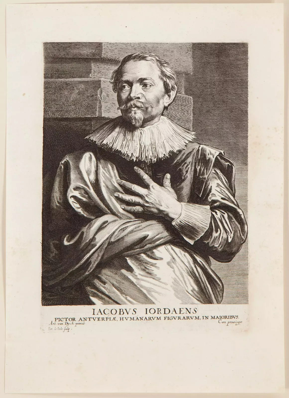 "Portrait Of Artist Jacob Jordaens" photo for sale