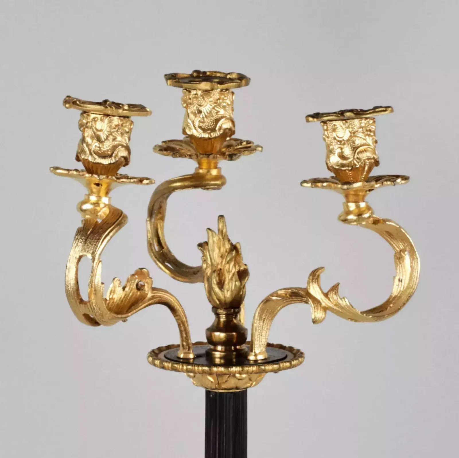 Bronze Floor Lamp With The Figure Of Putti. France. 19th Century. photo 1282.0