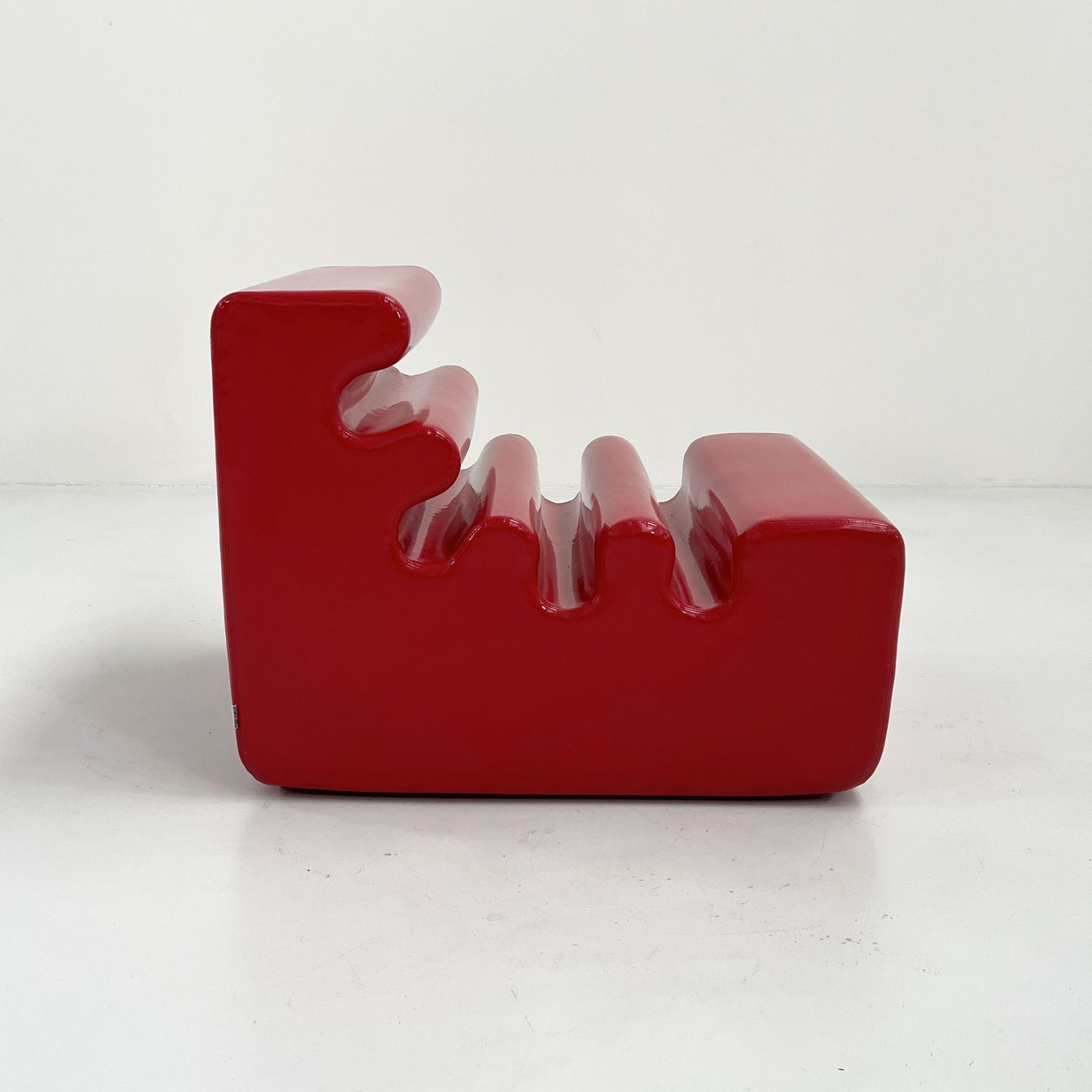 Red Karelia Lounge Chair By Liisi Beckmann For Zanotta, 1960s photo for sale