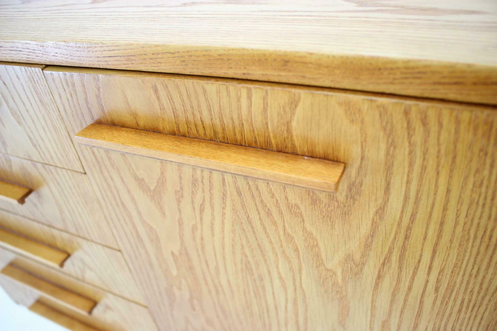 653.0 1970s Maple Cabinet Or Chest Of Drawers, Czechoslovakia photo