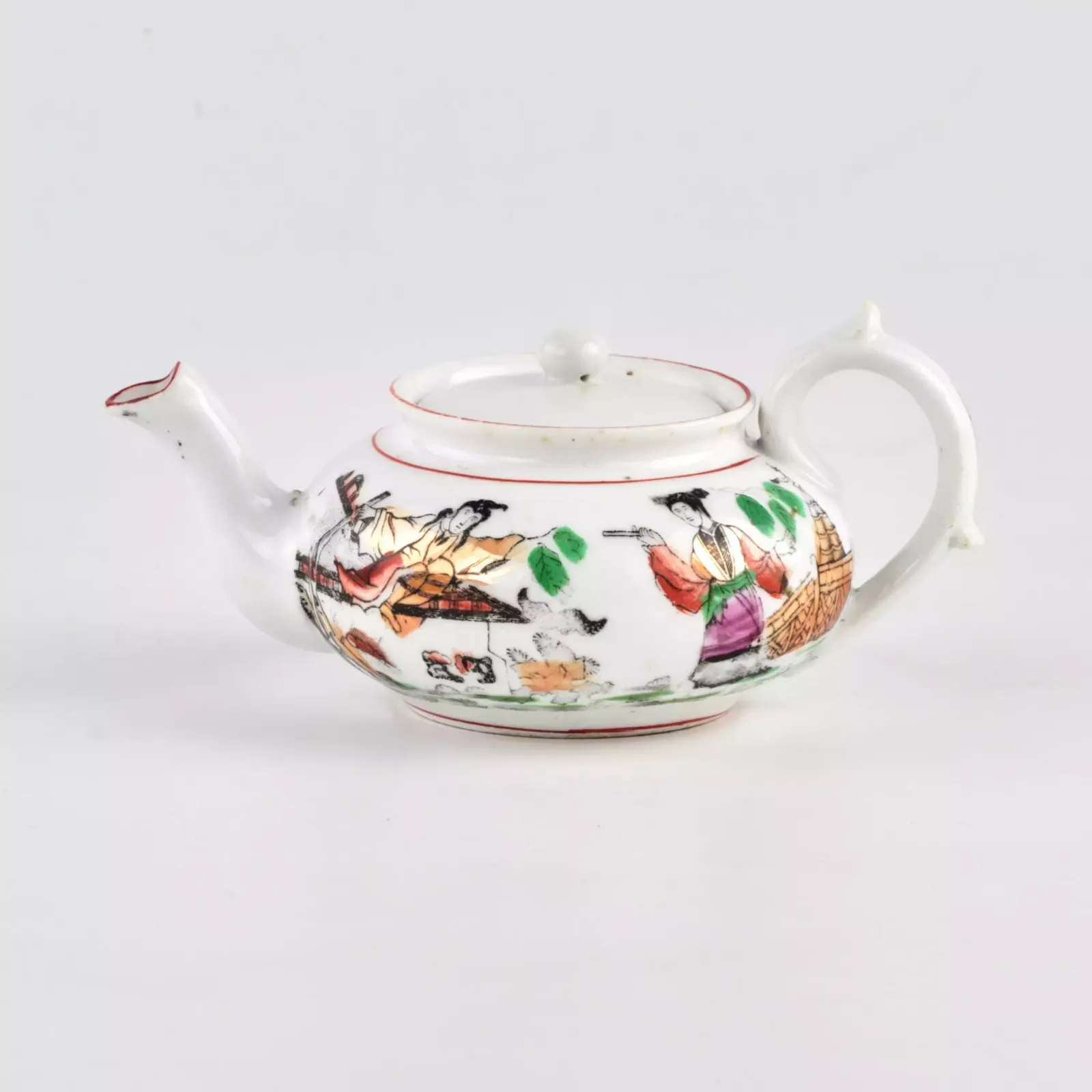 Kuznetsovs Porcelain Teapot., 1800s