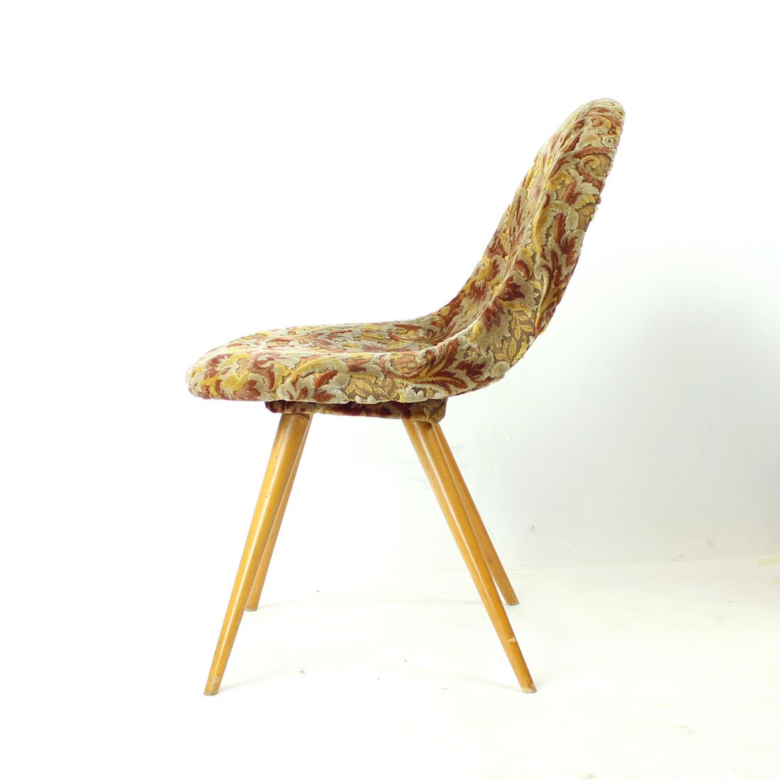 Pair Of Midcentury Shell Chairs By Miroslav Navratil, Czechoslovakia 1960s photo vinterior