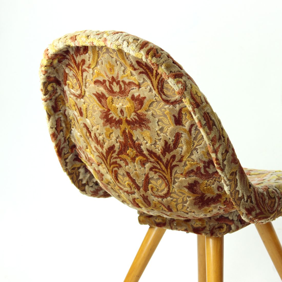 Furniture Pair Of Midcentury Shell Chairs By Miroslav Navratil, Czechoslovakia 1960s photo