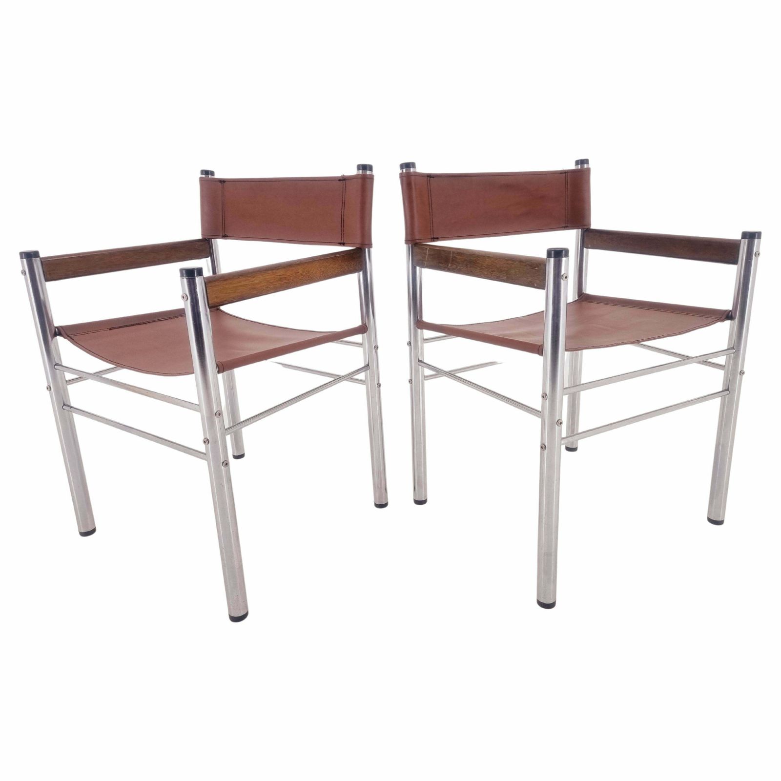 Pair Of Rare Midcentury Tubular Design Armchairs, Germany, 1970s £609.08per Set