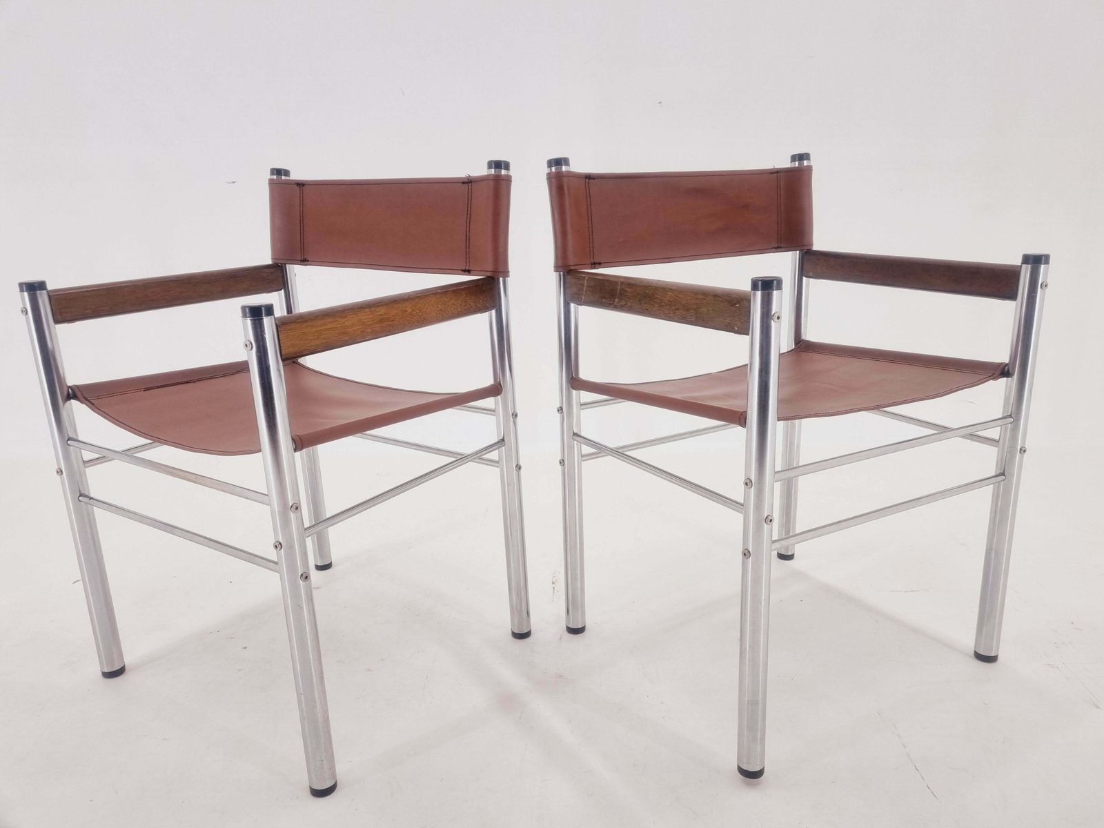 Pair Of Rare Midcentury Tubular Design Armchairs, Germany, 1970s £609.08per Set photo furniture