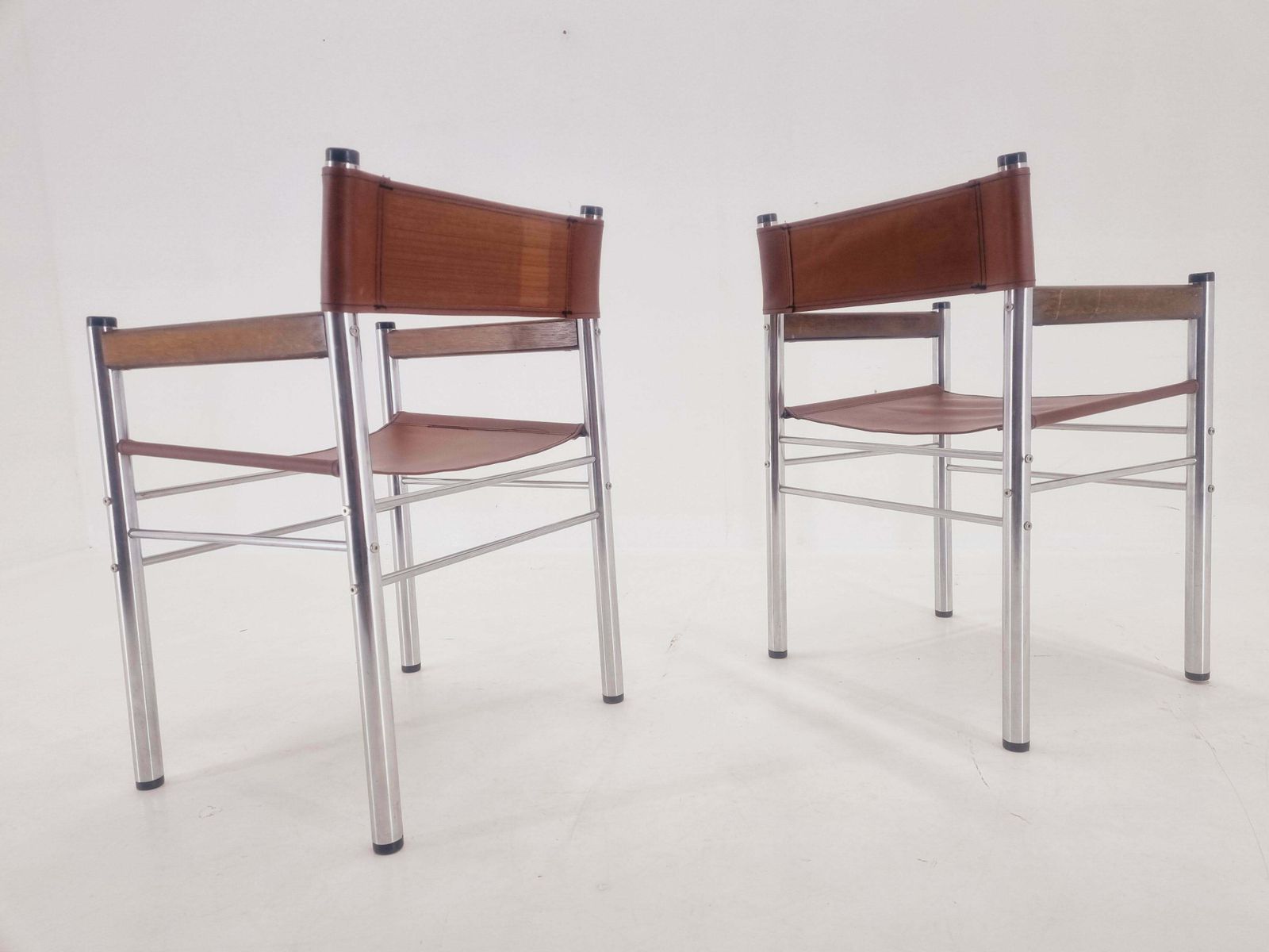photo buy Pair Of Rare Midcentury Tubular Design Armchairs, Germany, 1970s £609.08per Set