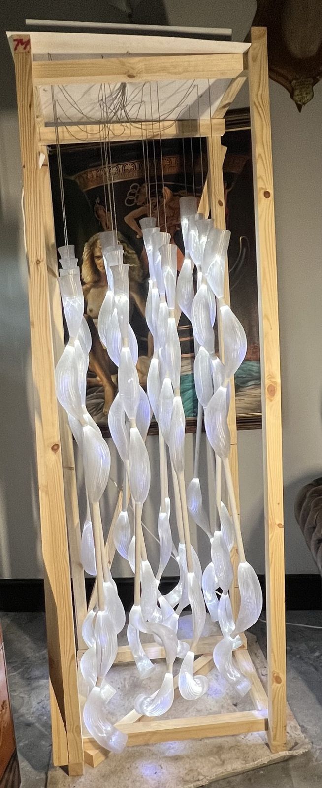 Swann Bourotte For Ligne Roset Jellyfish Chandelier Showpiece photo for sale