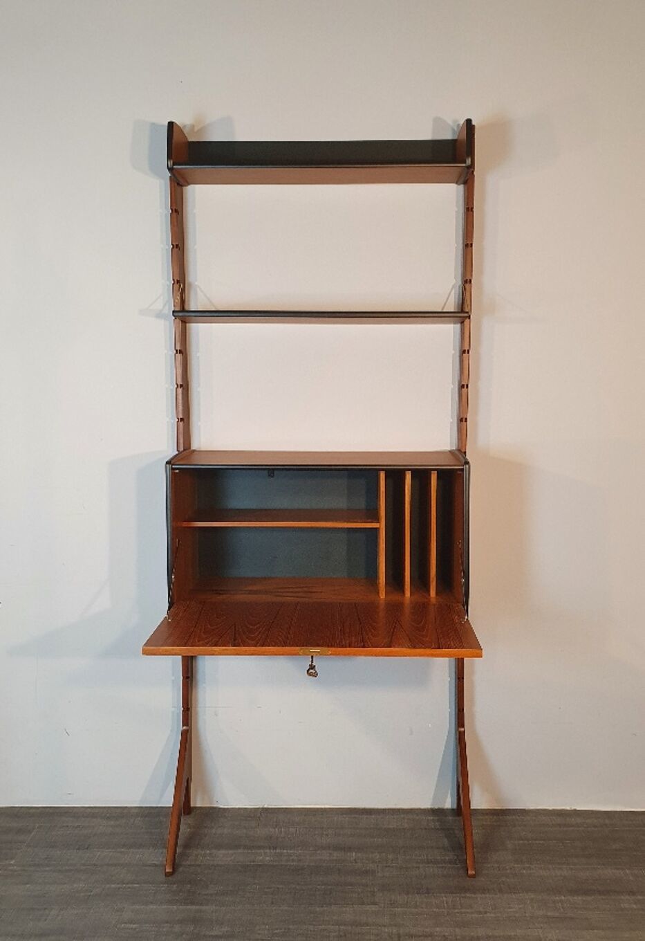 Norwegian Secretary Desk In Teak Model Ergo 1960s photo furniture