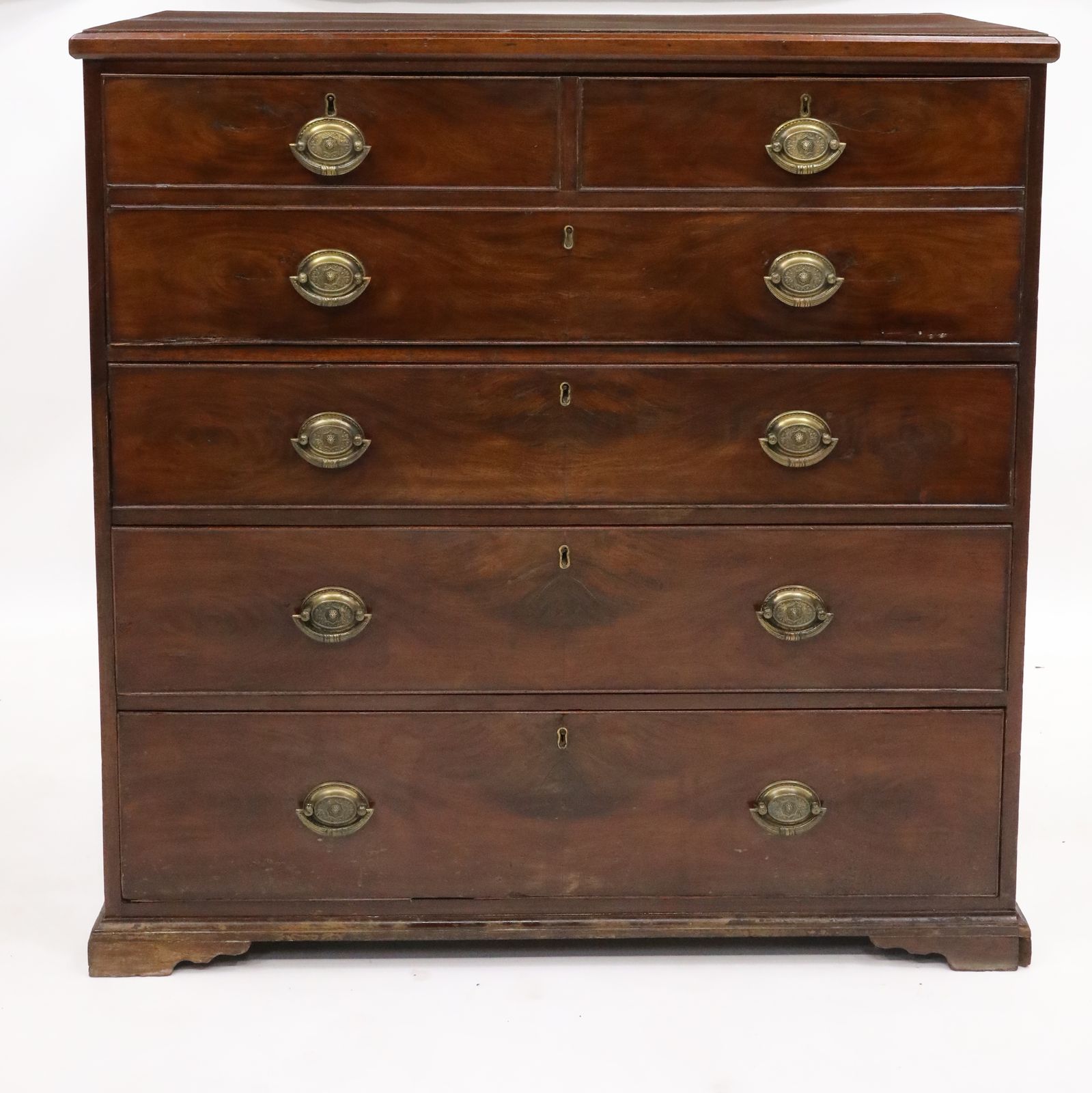 photo for sale Georgian Mahogany Secretaire Chest Of Drawers Fitted Interior Free Uk Delivery