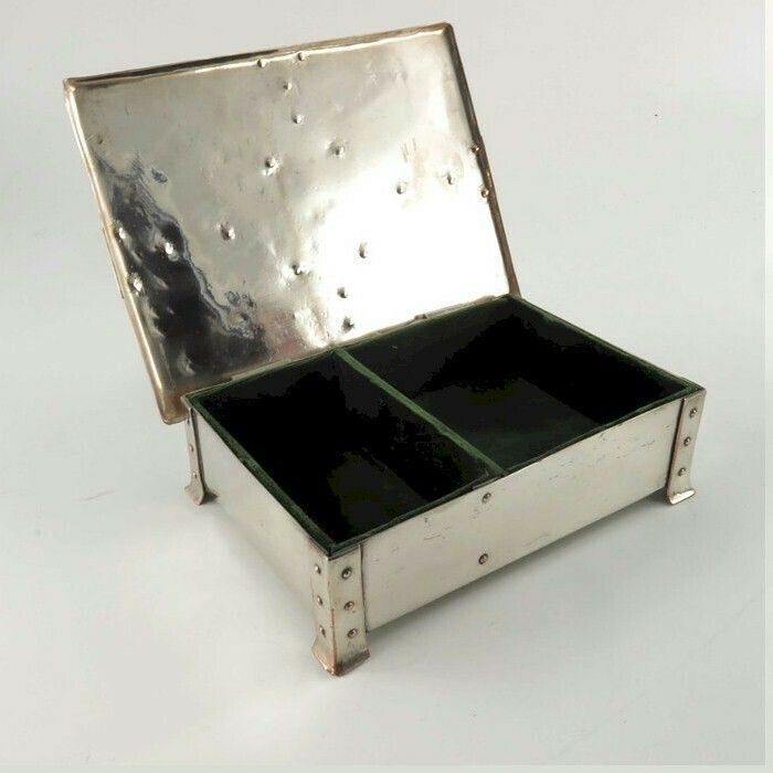 Arts And Crafts Casket By A E Jones photo for sale