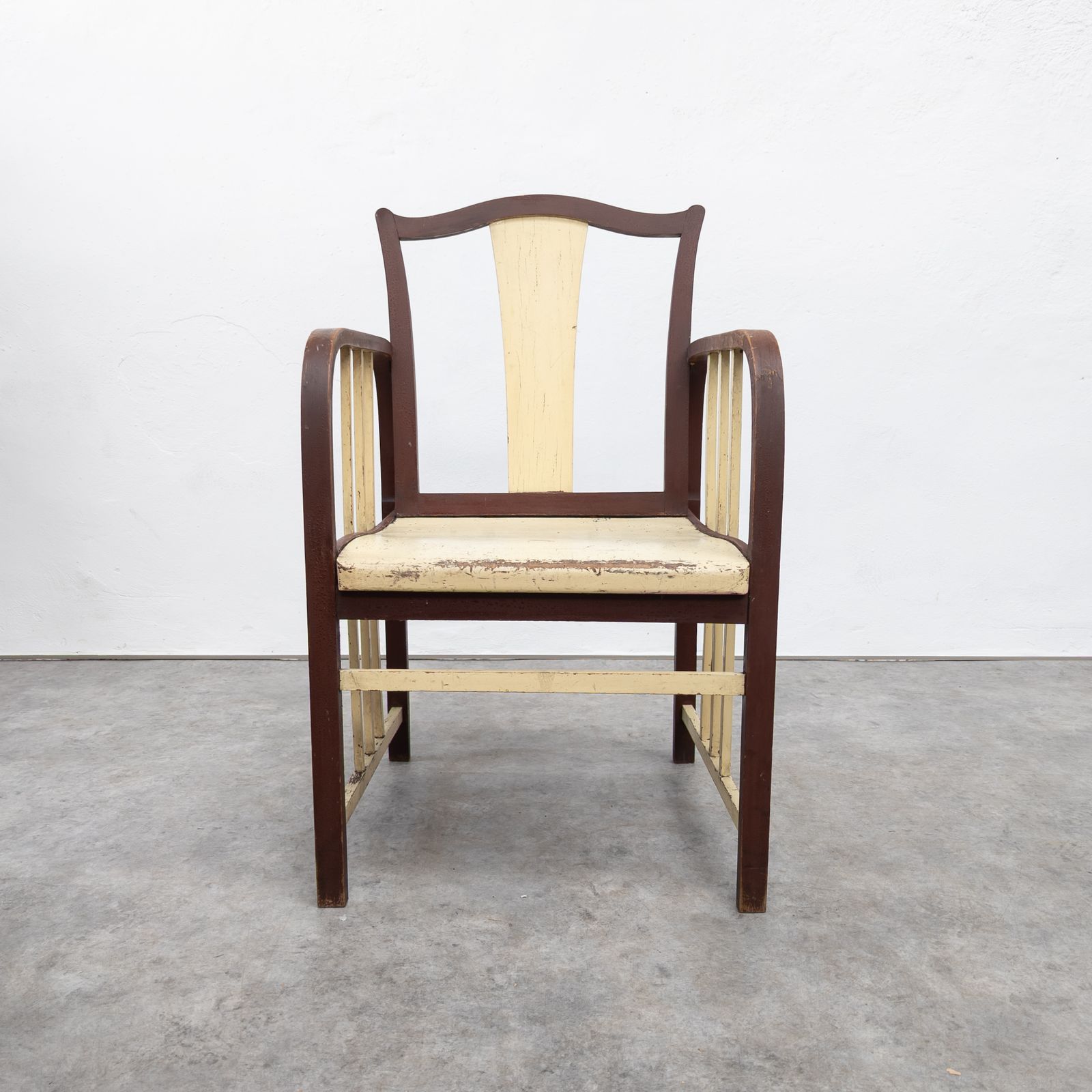photo furniture Unique Modernist Armchair Czechoslovakia 1920s
