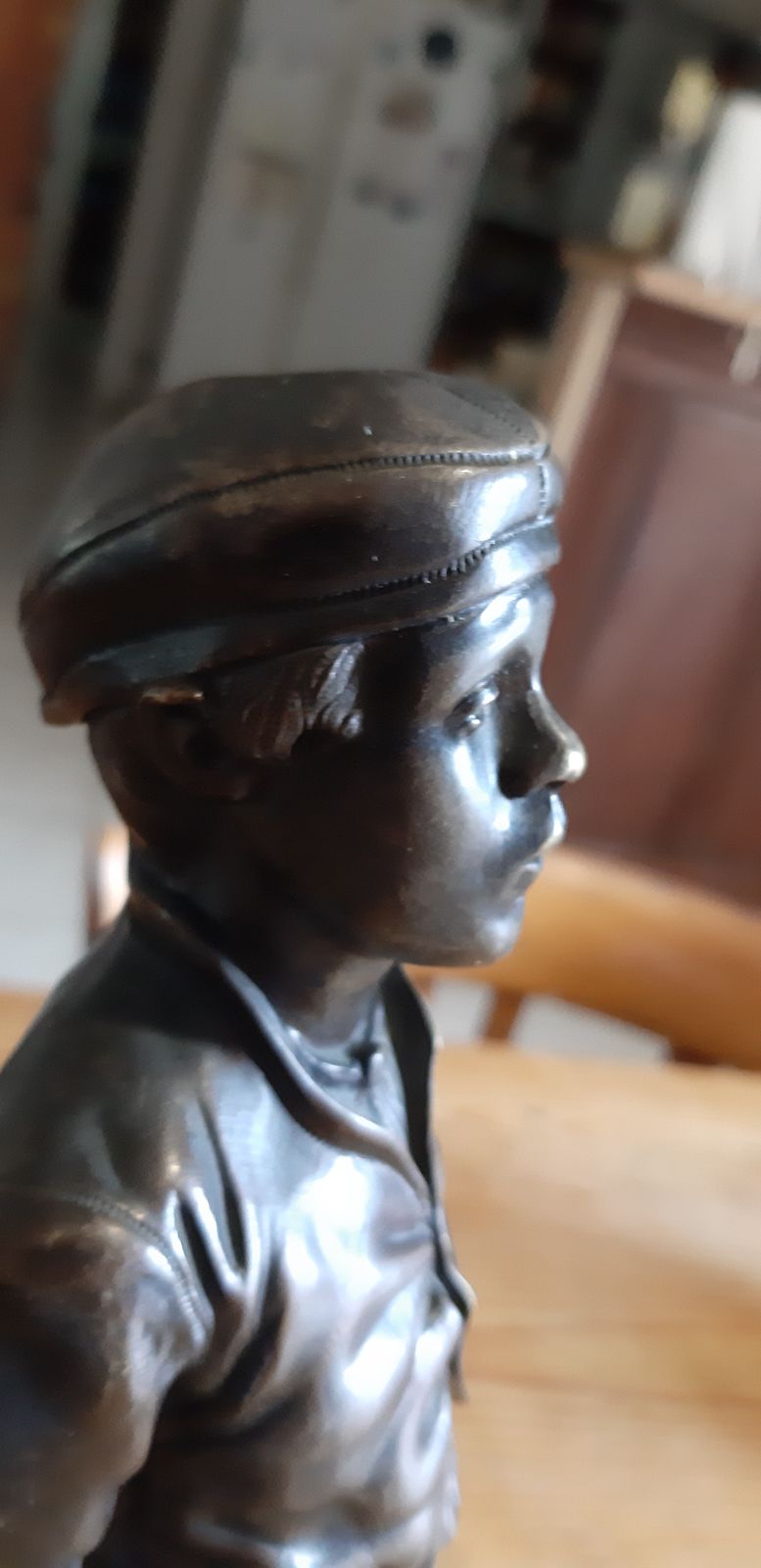 493.52 Bronze The Whistler With Hands In The Pockets photo
