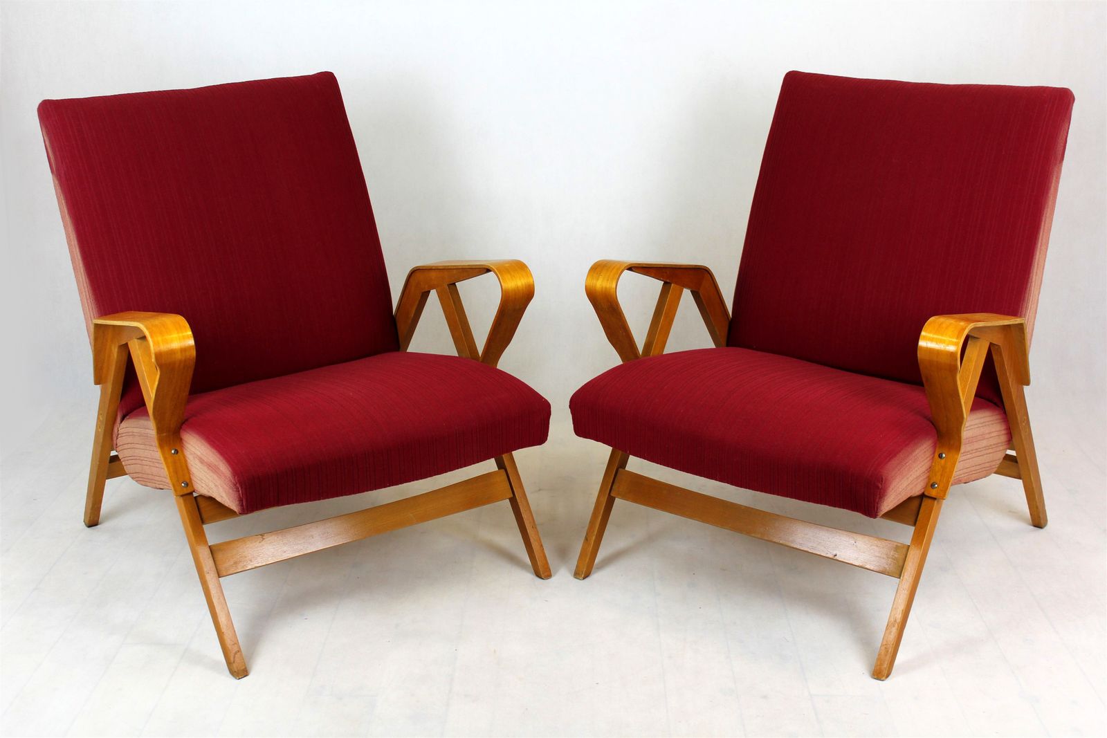 Mid Century Armchairs From Tatra, 1960s, Set Of 2