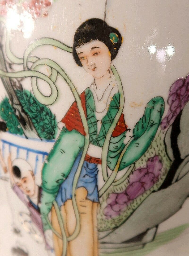 Baluster Porcelain Vase, China, Early 20th Century photo buy