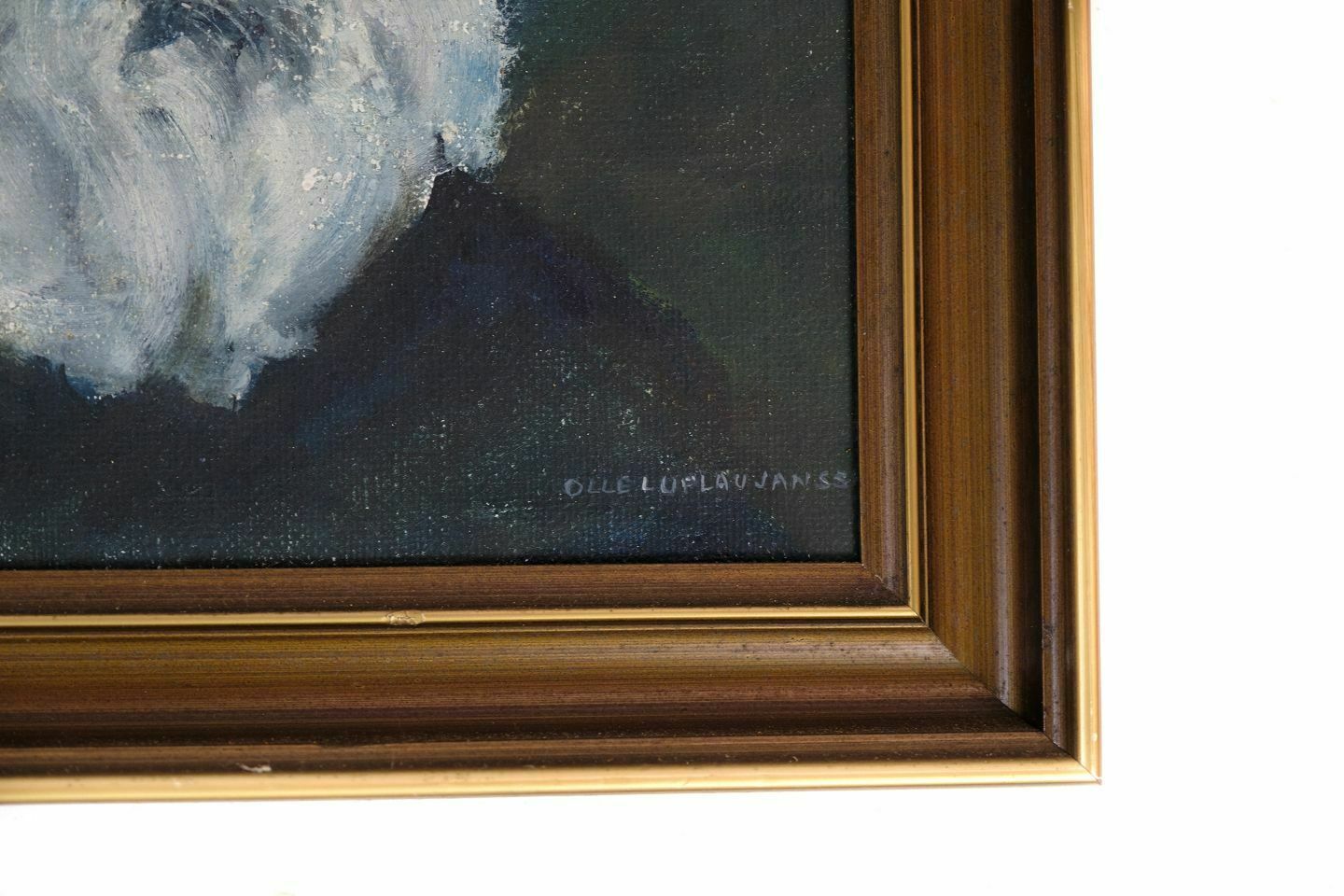 Painting  Canvas By Jørgen Luplau Jansen (1912 1982) Portrait From 1940s photo vinterior