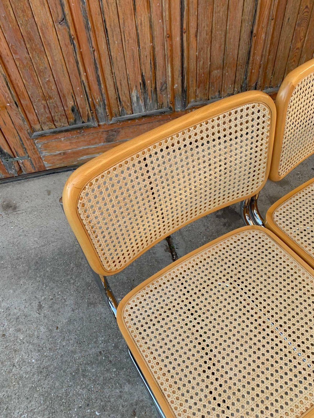 Pair Of Mid Century Cesca Chairs By Marcel Breuer photo vinterior