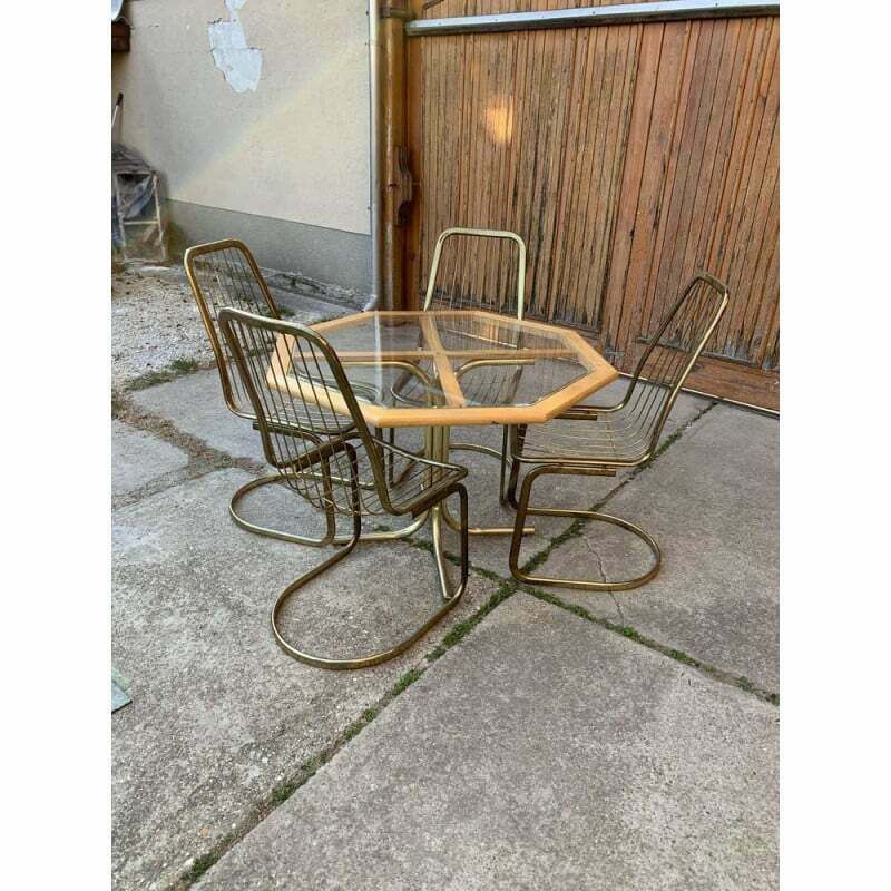 Vintage Dining Set By Gastone Rinaldi photo vinterior