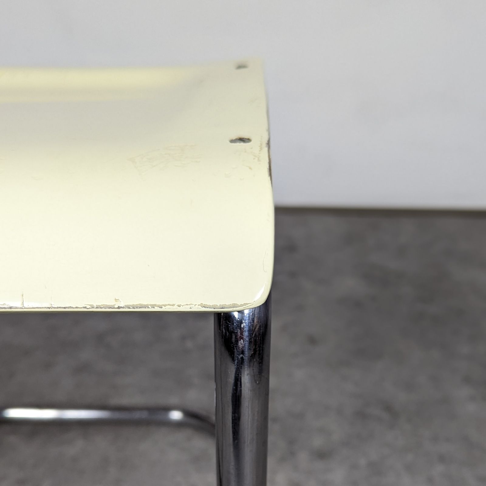 Pair Of Cantilever Tubular Steel Bauhaus Stools By Mart Stam photo furniture