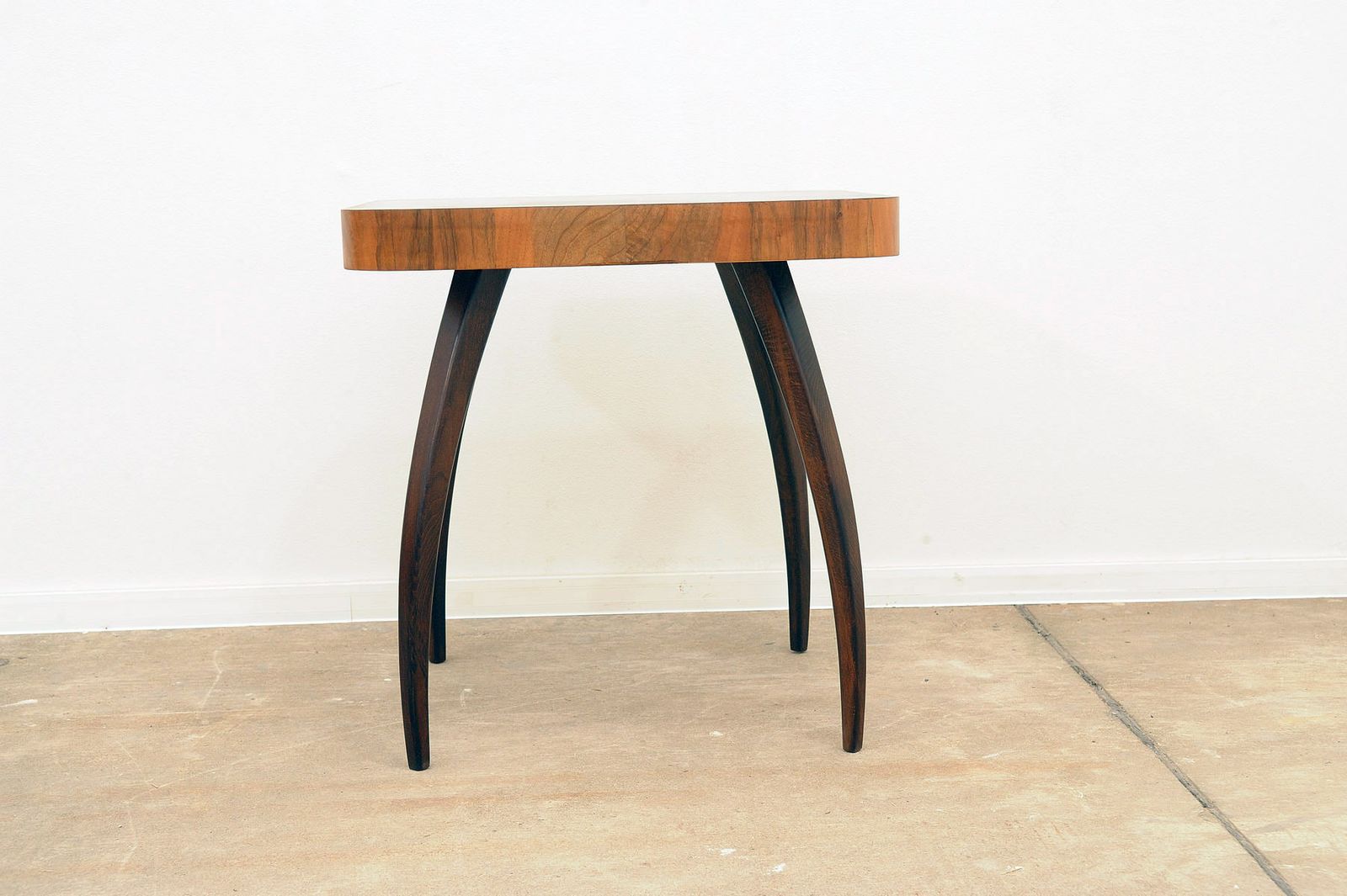 Fully Renovated Walnut Spider Table H259 By Jindřich Halabala, 1950´S photo for sale