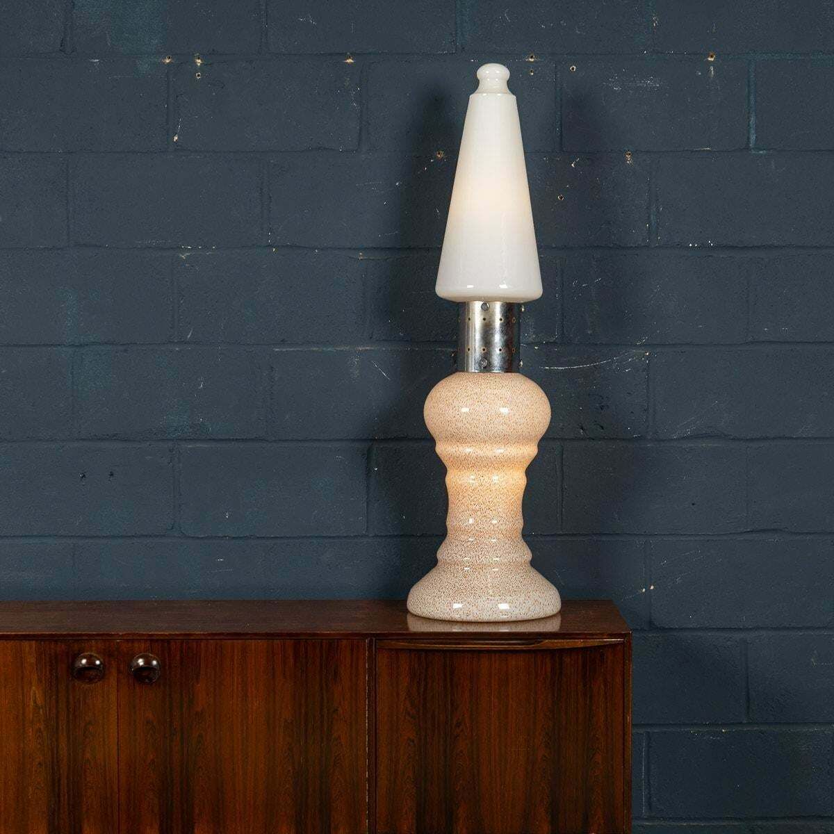 A Vintage Italian "Birillo" Table Lamp By Carlo Nason For Mazzega, Murano C.1970 photo for sale