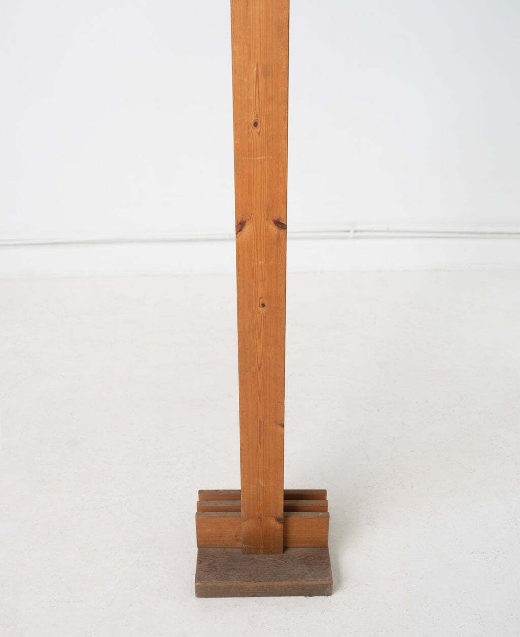 Pine Coat Rack Attr. Mario Ceroli, Italy, C.1970 photo vintage
