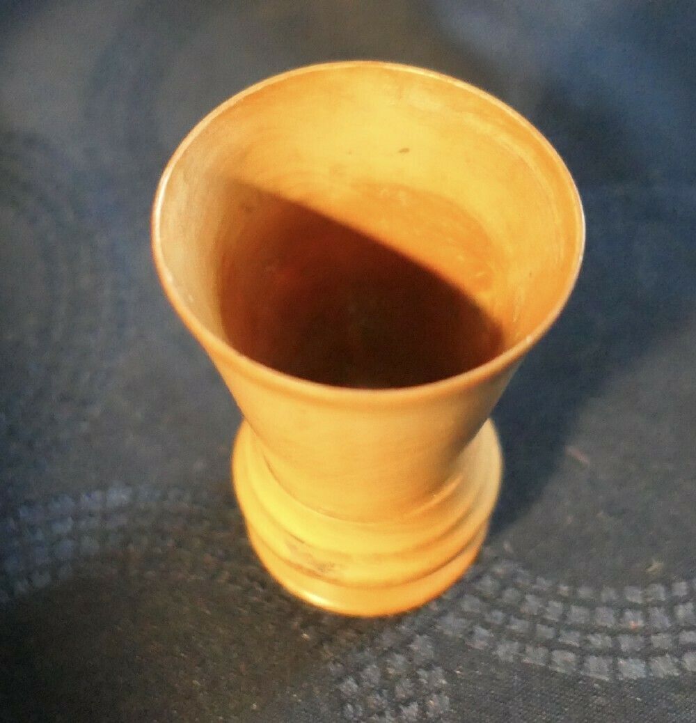 19th Century Treen Measure And Thread Dispenser In Sycamore photo vintage