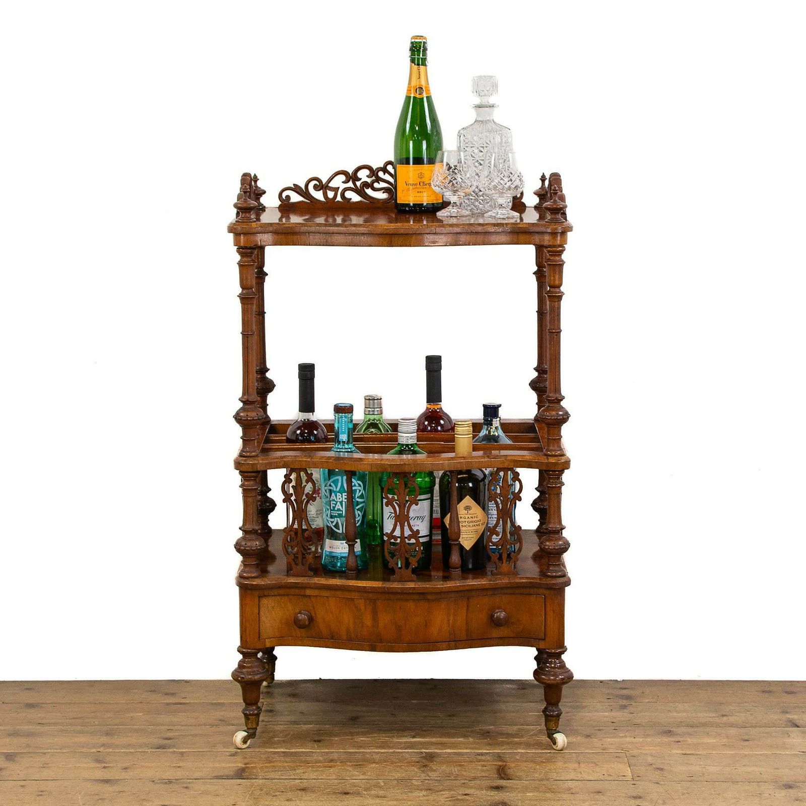 Victorian Walnut Canterbury Whatnot photo furniture