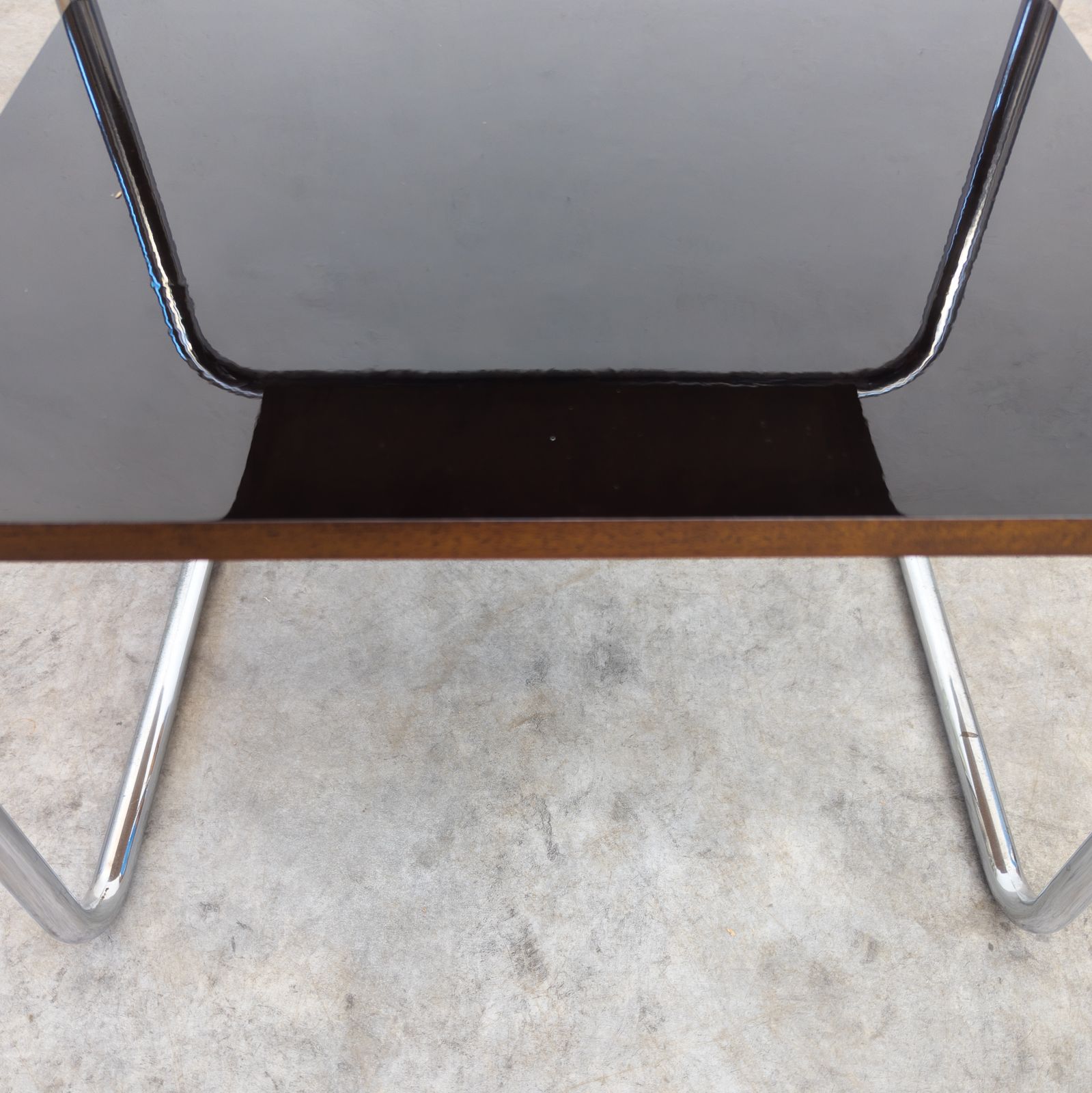Rare Bauhaus Tubular Steel Side Table By Marcel Breuer photo vintage