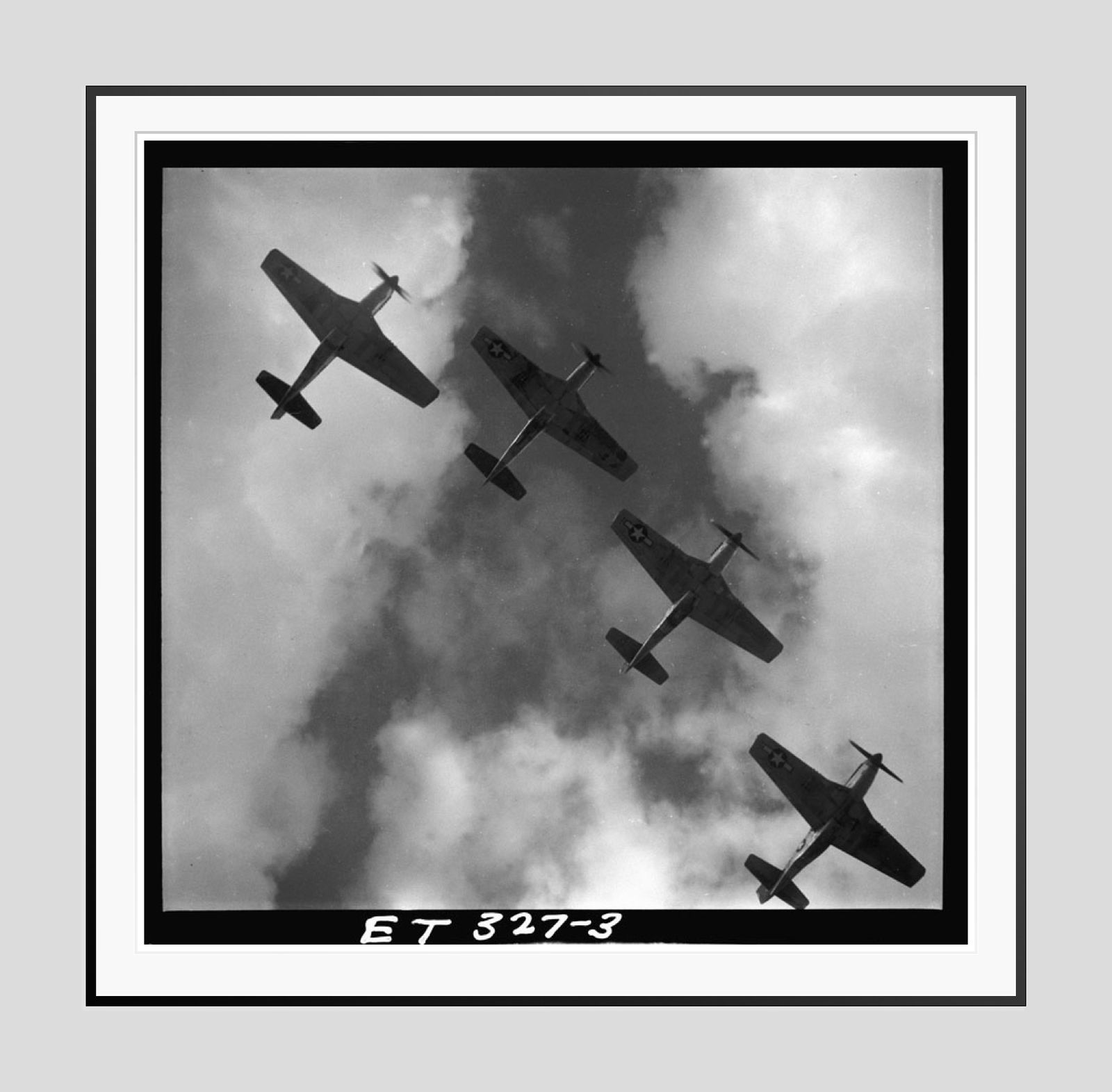 Mustangs In Flight By Toni Frissell Archival Pigment Print Oversize Framed In Black