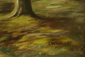 Oil On Canvas By C H V Knight. Summer Landscape photo for sale