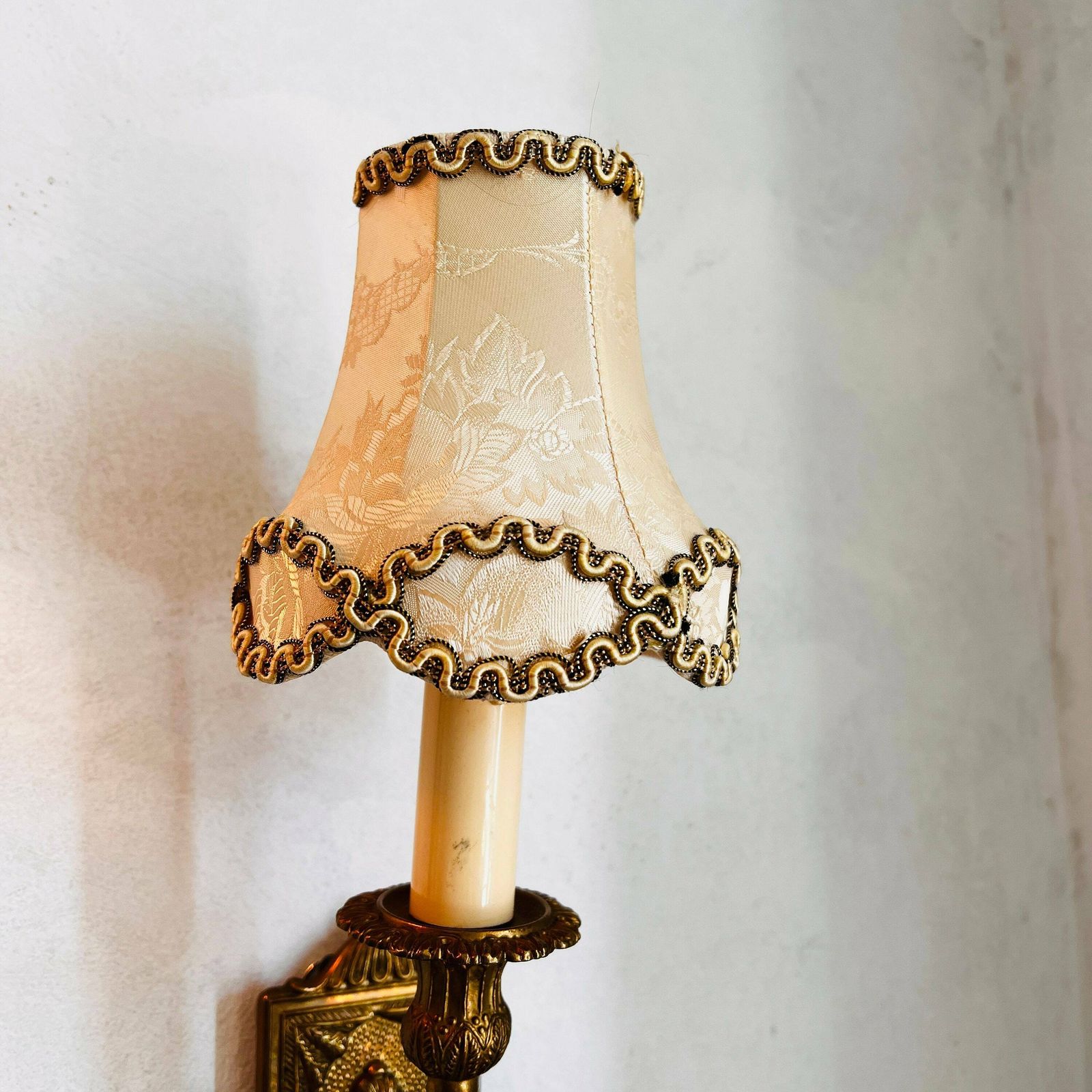Old Pair Of Wall Cherubs/Putti Sconces, Bronze Brevettato, Cherub Wall Candleholders, Home Lighting photo vinterior