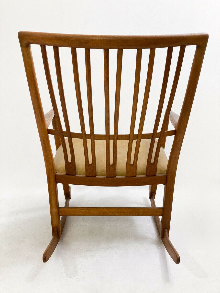 "Ml  33" Rocking Chair By Hans J. Wegner For A/S Mikael Laursen photo Furniture