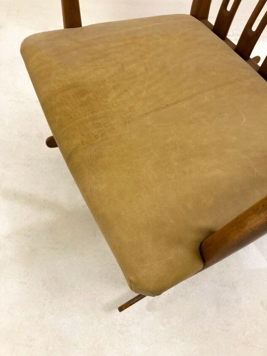 "Ml  33" Rocking Chair By Hans J. Wegner For A/S Mikael Laursen photo vintage